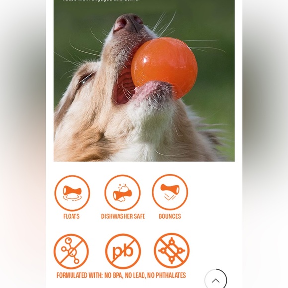 🆕 Dog Toy Ball 2 by Outward Hound - Picture 8 of 9